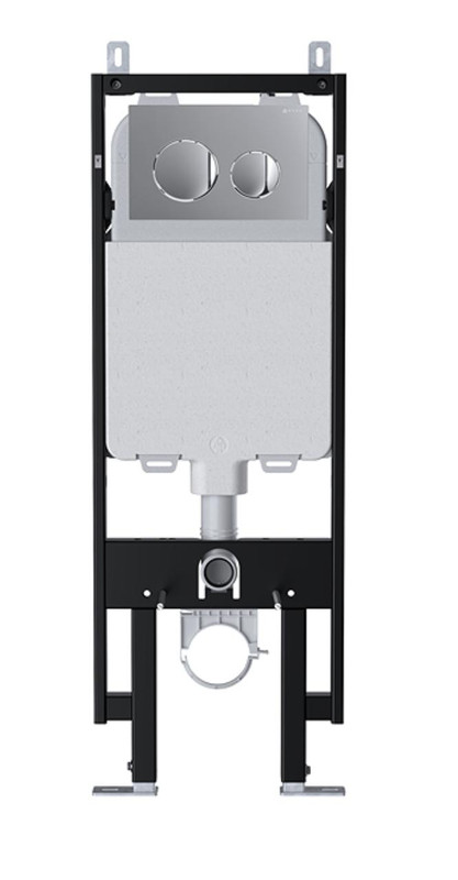 FixTheBog Viva Skylo Ultra Slim Wall Hung Frame With Chrome Ultra10 Plate SKYWHF01 FTB13197 5055639132481 FixTheBog Viva Skylo Ultra Slim Wall Hung Frame With Chrome Ultra10 Plate SKYWHF01 FTB13197 5055639132481