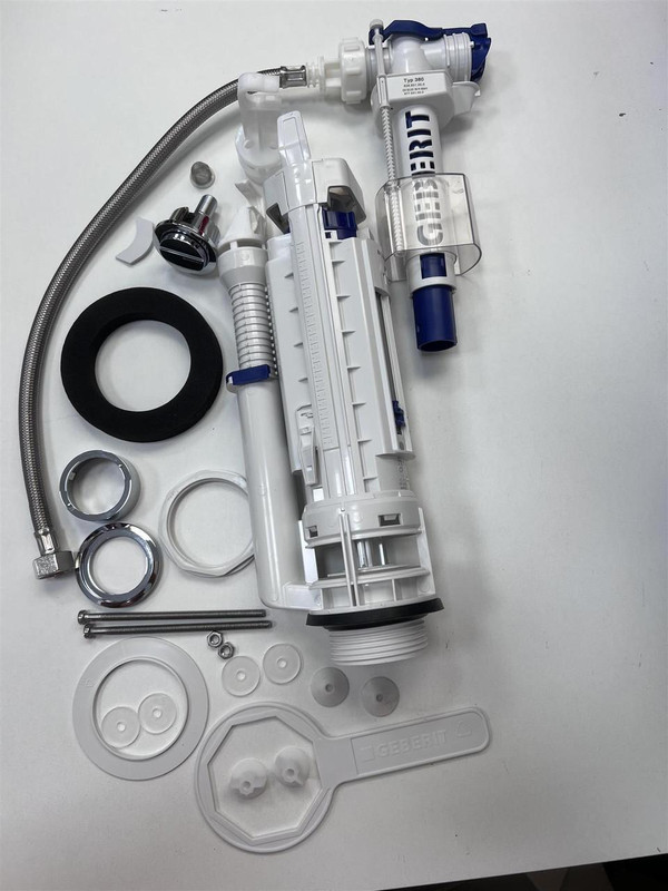 FixTheBog Complete Replacement Ideal Standard / Geberit Flush Value inc Button plus 380 Fill and complete fixing Kit FTB13728 5061102060199 FixTheBog Complete Replacement Ideal Standard / Geberit Flush Value inc Button plus 380 Fill and complete fixing Kit FTB13728 5061102060199