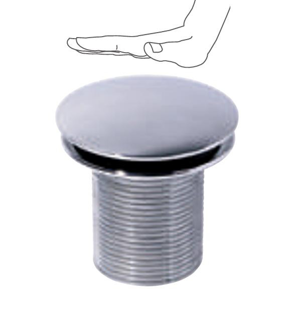 Wirquin Brass Unslotted Quick-Clac WASTE without overflow 32140001 FTB13755 3375539058196