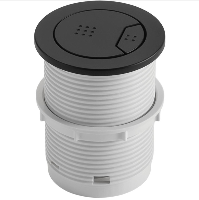 Wirquin Pneumatic Kara Dual Flush Button – Black (50120766) FTB13812 5017134149609 Wirquin Pneumatic Kara Dual Flush Button – Black (50120766) FTB13812 5017134149609