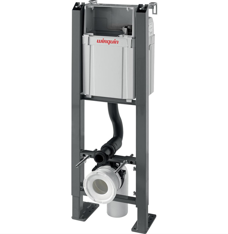 Wirquin CHRONO Universal WC Frame 50120560 – 36 cm Compact Dual Flush 6/4 L WRAS Approved 400 kg Load FTB13835 5017134147544