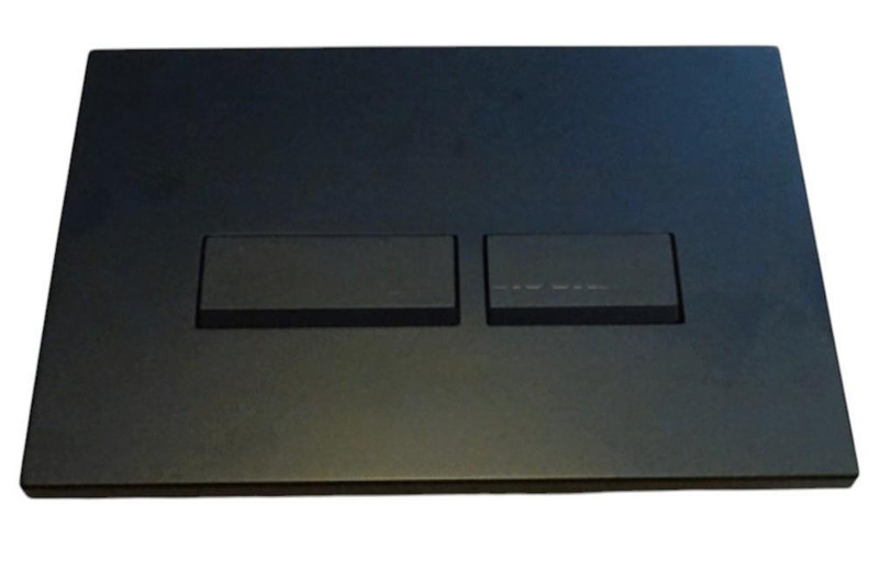 FixTheBog Nett Flush Plate Front Panel Matt Black FTB14149 5061102061097