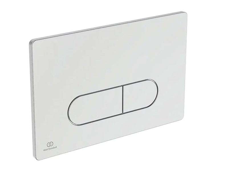 Ideal Standard Oleas M1 Mechanical Dual Flush Plate (IS Logo) Chrome — R0115AA