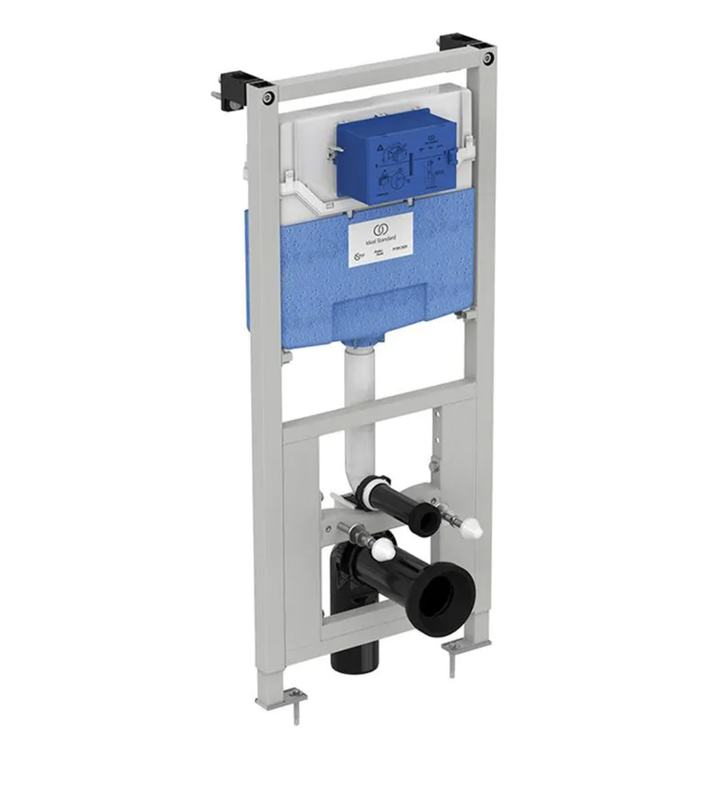 Ideal Standard ProSys 120 1150mm Pneumatic Wall Hung WC Frame 3 Height Front Actuation — R031567