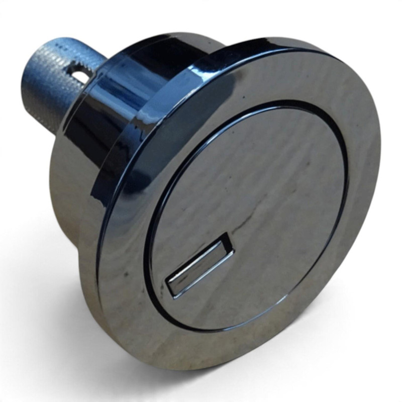 Laufen 40mm Dual Flush Push Button Chrome – Fits 40mm Cistern Lid Hole FTB14364 5061102061394