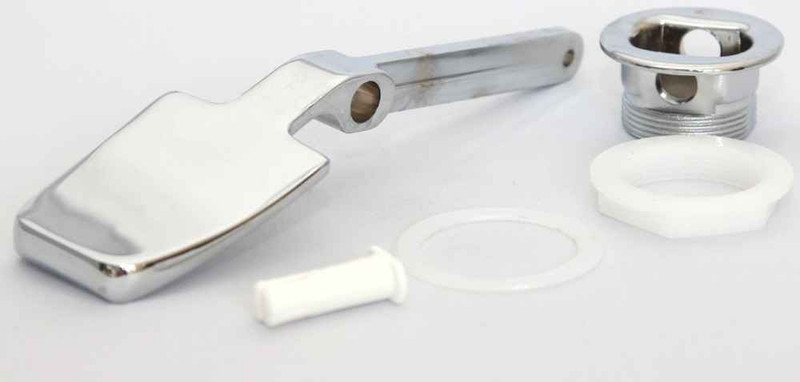 Qualitas Versailles Replacement Cistern Toilet Wc Side Lever Chrome Paddle FTB1894 5055639130111