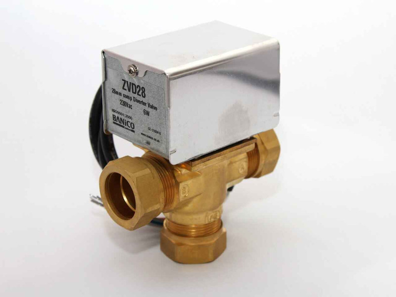 Motorised Diverter Priority Valve Actuator 3 Port 28Mm Can Replace V4043C FTB1969 5055639138704