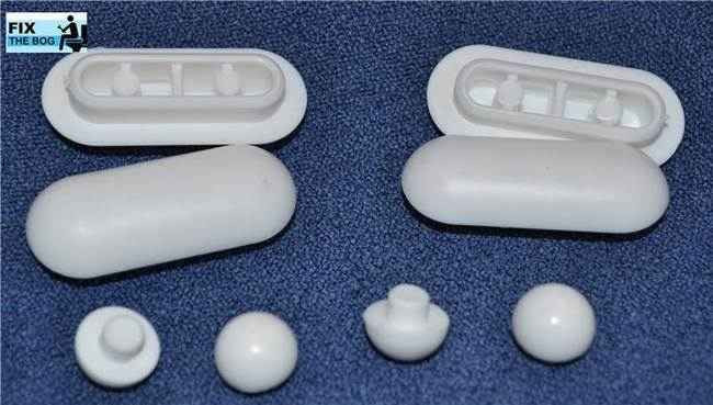 Ideal Standard Seat Buffers For Luxury Purity Set Of 8 Buffers FTB1073 5055639125490