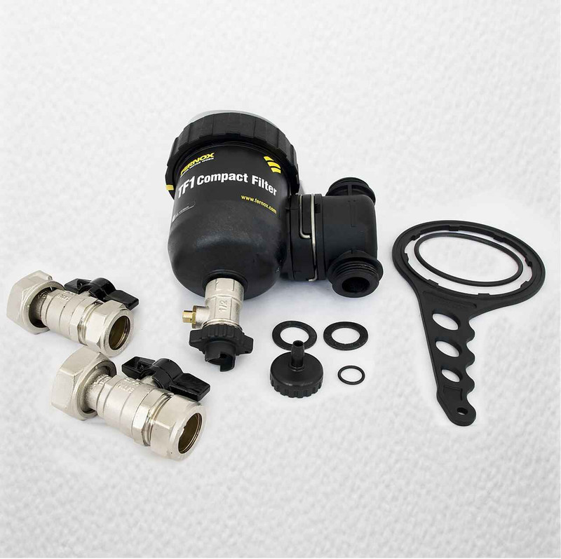 Fernox Total Tf1 Compact 22Mm Diy Fit Save Money On Future Plumbing Bills FTB1193 5055639128057