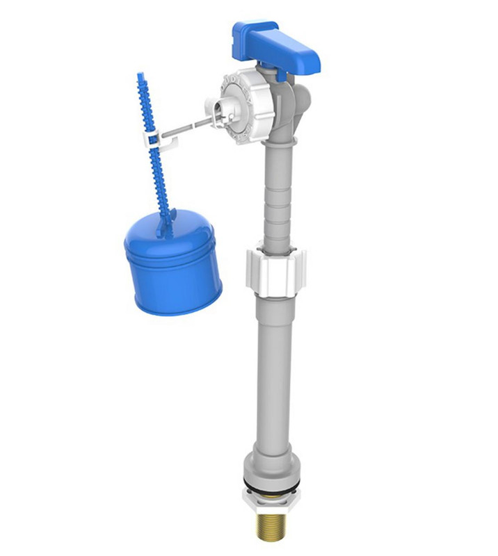 Dudley Hydroflo Telescopic Bottom Inlet Valve with Brass Tail 324302 FTB240 5013241048668