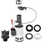 Wirquin Jollyflush Dual Flush Mechanism Set 1 1/2 Inch - 2 Inch Bases Mw2 FTB618 5055639101814