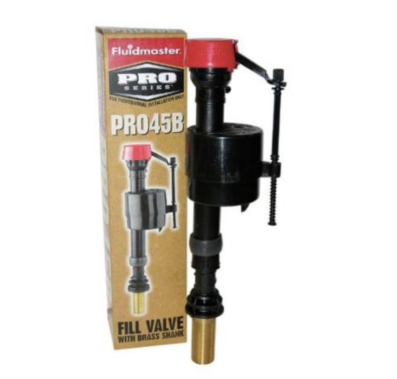 Fluidmaster Pro Series Pro45B Adjustable Bottom Fill Valve Brass Shank FTB650 039961455420