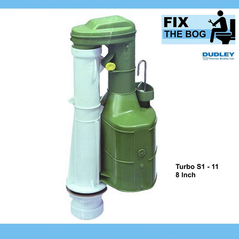 Dudley Turbo S1-11 8 Inch Siphon Duoflush Wras Approved For Wellbottom Cistern FTB470 45445321334