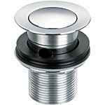 Click Click Basin Waste Slotted Chrome On Solid Brass Quality 1 1/4 Inch FTB643 5055639101883