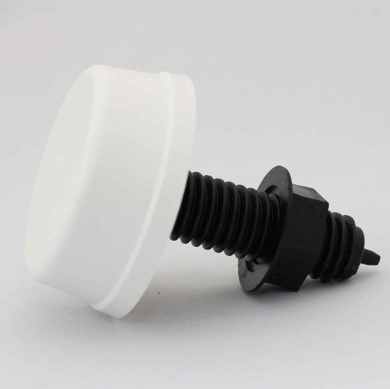 Herga Mushroom Air Button Complete 6433 Series White 2 Inch FTB2574 5055639198098