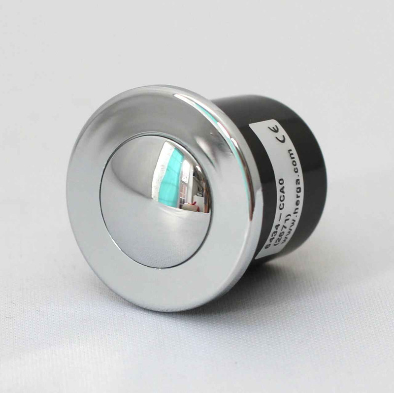 Micro Bellow With Chrome Button And Escutcheon Microbore Spa FTB2576 5055639198029