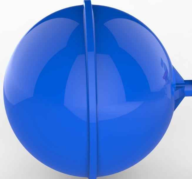 Dudley Tetra Partt.3 Float 114Mm 41/2 Round Qualifloat Plastic Float FTB2614 5055639197954