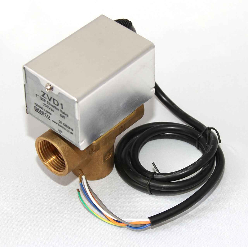 MOTORISED Diverter Priority VALVE ACTUATOR 3 PORT 1 inch BSP Female can replace Honeywell V4043C FTB2791 5055639196278