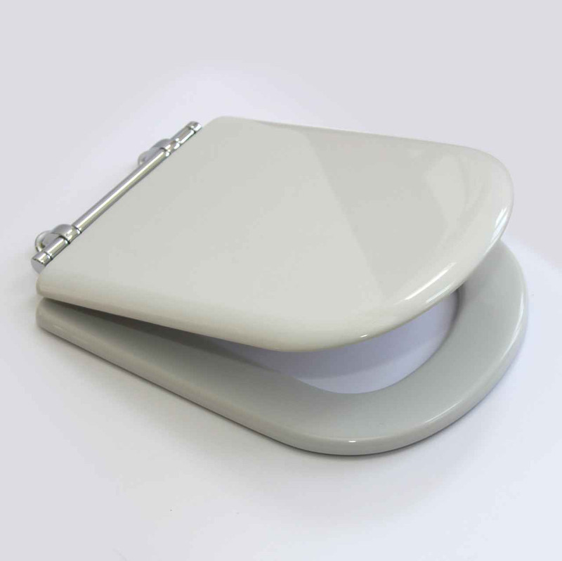 Ideal SOTTINI REPRISE Toilet Seat and Cover WHITE Chrome hinges full fitting kit FTB2651 5055639195813 Ideal SOTTINI REPRISE Toilet Seat and Cover WHITE Chrome hinges full fitting kit FTB2651 5055639195813
