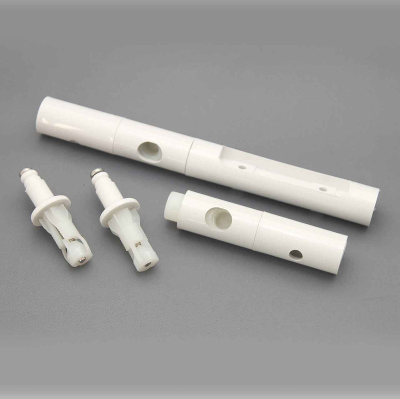 Roca Old Dama - Concealed Top Toilet Seat Bar Fixing - Hinge Set Only - White FTB2601 8433290304190