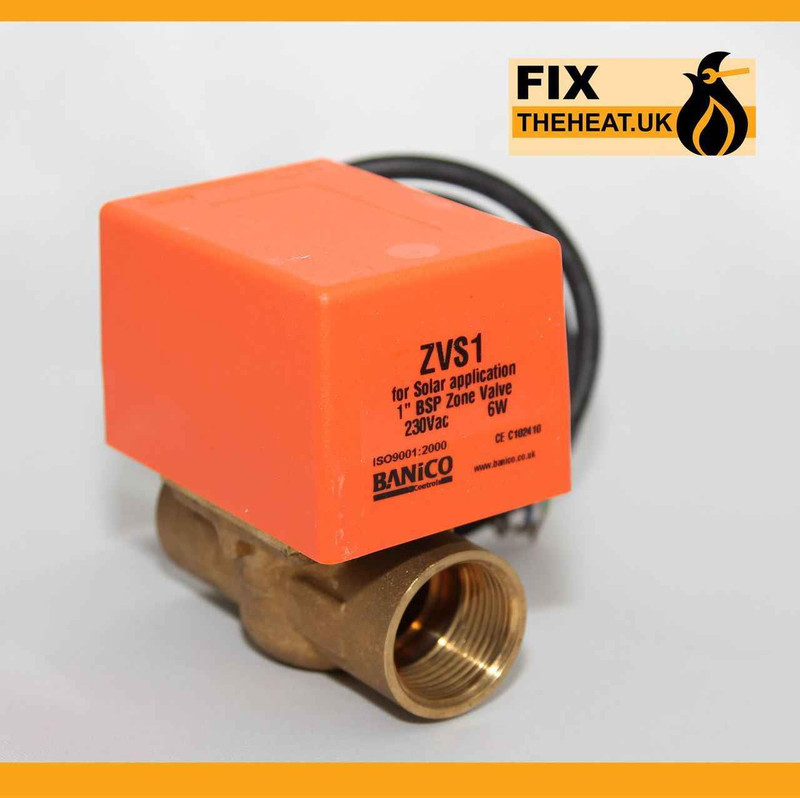 2 Port SOLAR 3/4 Motorised Zone Valve Actuator SOLAR THERMAL SYSTEMS FTB2794 5055639195530