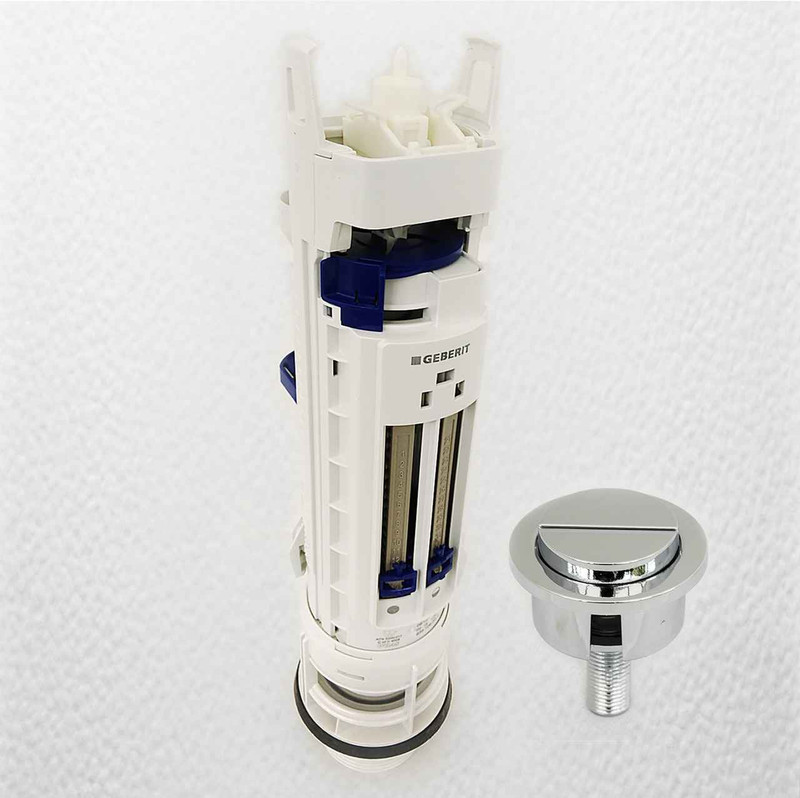 FixTheBog Replacement Ideal Standard / Geberit Flush Value inc Button Direct replacement for 261.157.00.1 E003167 FTB3500 5055639195226