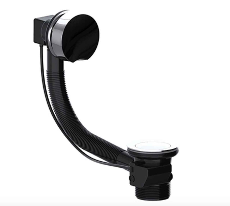 CWB03 Viva Pop-up Bath Combination 1 1/2 inch Waste Chrome Plated Brass 70mm flexi FTB4060 5060262731284 CWB03 Viva Pop-up Bath Combination 1 1/2 inch Waste Chrome Plated Brass 70mm flexi FTB4060 5060262731284
