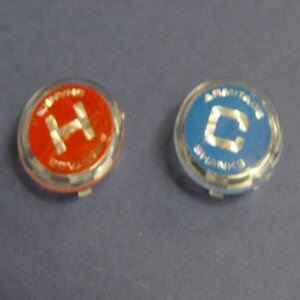 Ideal Standard S9653Aa Nimbus Indices And Holders - Chrome - Hot And Cold FTB1866 5055639194991