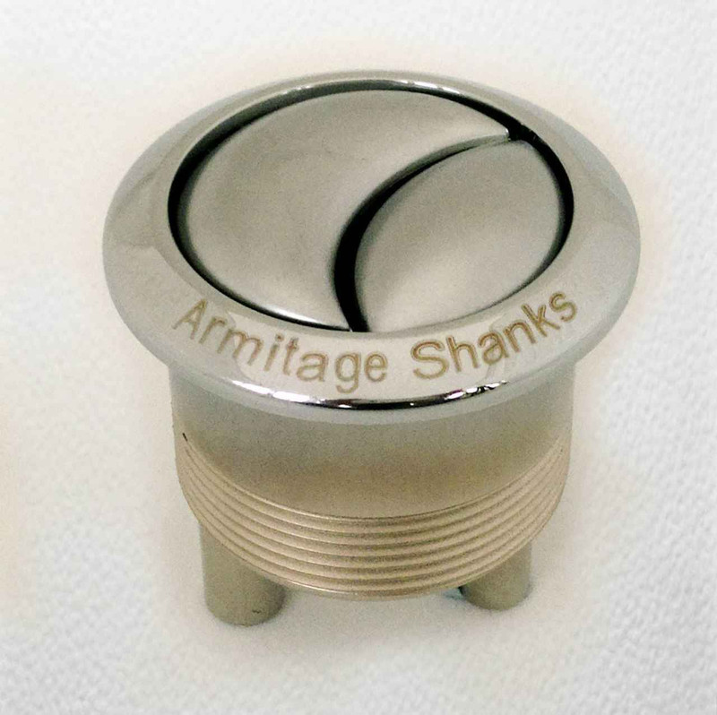 Armitage Shanks S4448AA Push Button Replacement button Chrome FTB144 5055639139343