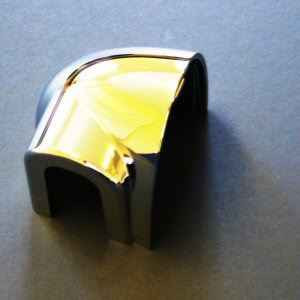 Ideal Standard A923723Aa Blend Left Hand Elbow Cover Exposed Pipe - Chrome FTB4282 5055639183506