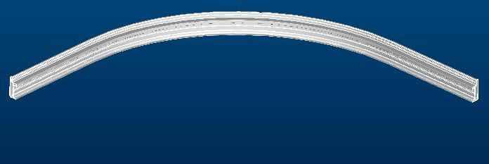 Ideal Standard Lv806Eo Synergy 800 Quad Curve Rail FTB4539 5055639186071