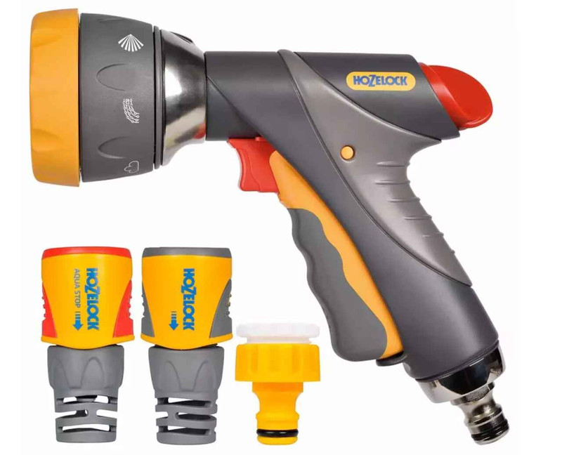 Hozelock 23719018 Multi Spray Pro Gun and Fittings FTB6005 5010646059169 Hozelock 23719018 Multi Spray Pro Gun and Fittings FTB6005 5010646059169