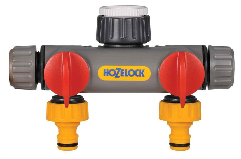 Hozelock 2252 2 Way Tap Connector FTB6087 5010646058018