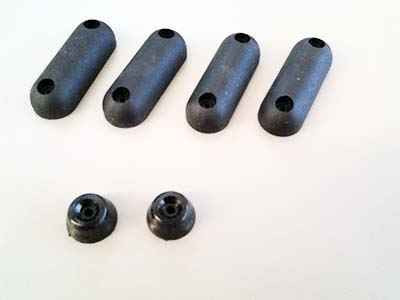 Shires Uv08367 Waverley Seat And Cover Buffer Pack Chrome Finish FTB10970 5055639153998