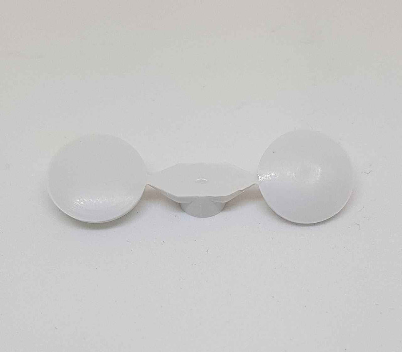 Ideal Standard Ev40801 Tempo Seat Cover Caps White Finish FTB11213 5055639156425