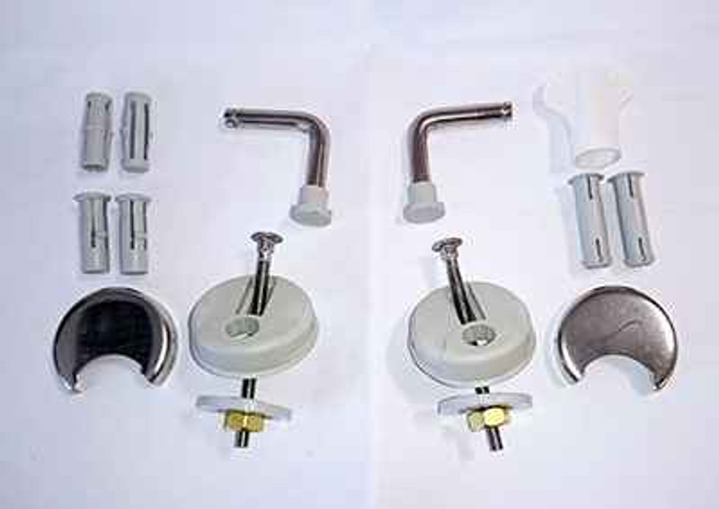 Armitage Shanks Uv040Aa Dania Seat And Cover Hinge Set Chrome Finish FTB10933 5055639153622