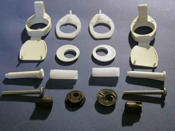 Armitage Shanks S9727Sw Armitage Shanks Seat And Cover Hinge Set Honeymoon Finish FTB10452 5055639148819