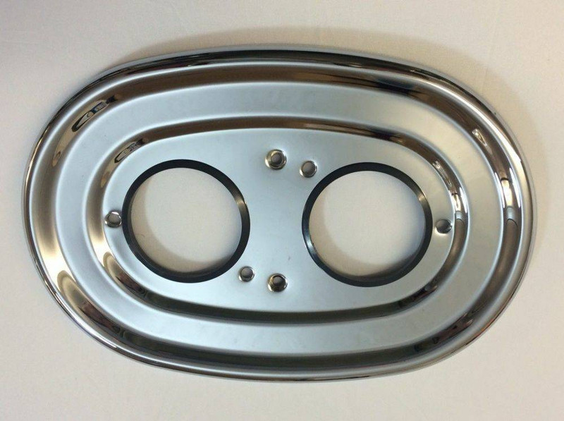 Trevi A962102AA Outline Therm Back Plate Chrome Finish FTB11186 5055639156159