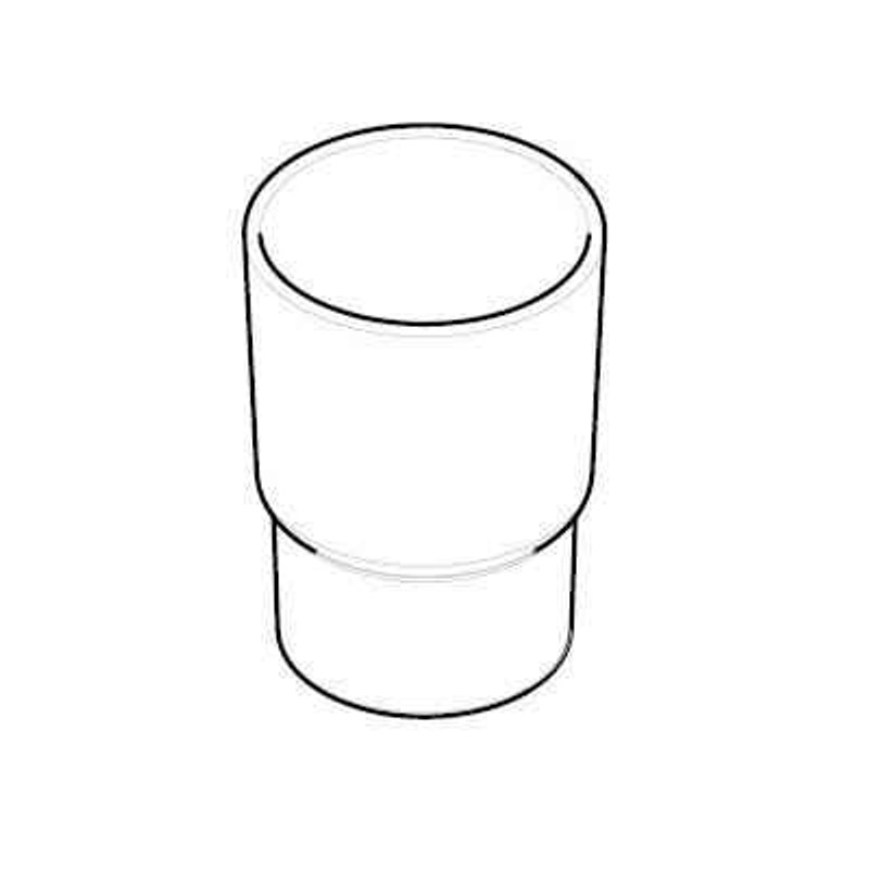 Ideal Standard A963285NU IOM Glass Tumbler Frosted Frosted finish FTB10193 5012001425282