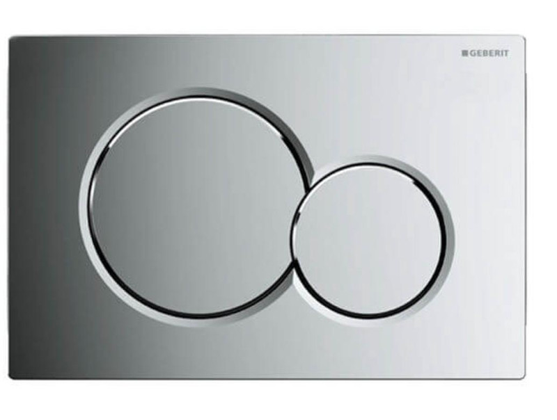 Geberit Sigma01 Dual Flush Plate for Sigma UP320 Cistern — 115.770.21.5 Chrome FTB2482 4025410035172