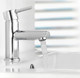 Aqualisa CBLPT.19 Uptown Basin Mixer Tap Large including Click Clack Waste FTB6918 5023942264779