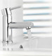 Aqualisa CBSPT.19 Uptown Small Basin tap including Click Clack Waste FTB6919 5023942264762