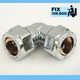 15mm Chrome Compression Elbow FTB1370 610696977885