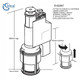 Ideal Standard Genuine SV92667 DUAL FLUSH VALVE Berkeley Reprise Alto ORIGINAL FTB004_ORG 5055639104204 Ideal Standard Genuine SV92667 DUAL FLUSH VALVE Berkeley Reprise Alto ORIGINAL FTB004_ORG 5055639104204