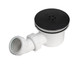 SWT005 Fluidmaster 90mm Hi-Flow Shower Trap – Black/White FTB13509 5011629030717