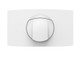 SANIT Push Plate L Start/Stop – White Actuator for Concealed Cisterns (16.021.01.0000) FTB13525 4013341029049