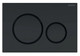 Geberit Sigma20 Dual Flush Plate - Matt Black/Black 115.882.16.1 FTB13485 4025410759672