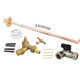 Outside Tap Kit Vandle Proof DIY Professional finish 450 mm through the wall FTB13700 5061102060014