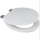 Wirquin Emerald White Toilet Seat & Cover with Metal Hinges SEM18WH FTB13778 5017134116212