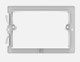 FixTheBog™ Replacement for SANIT Support bracket for Flush plate 02.991.00..0000 VS02991C FTB13712 4013341057158
